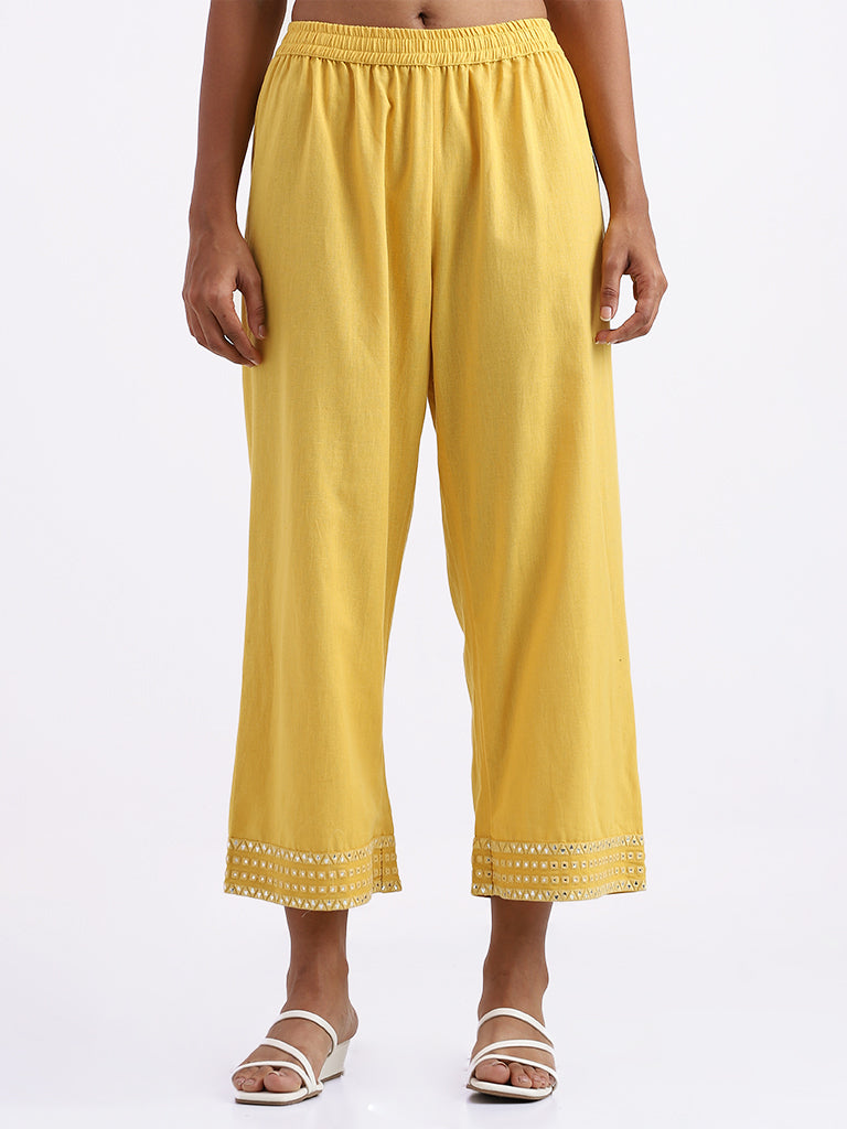 Mustard Palazzo Pants