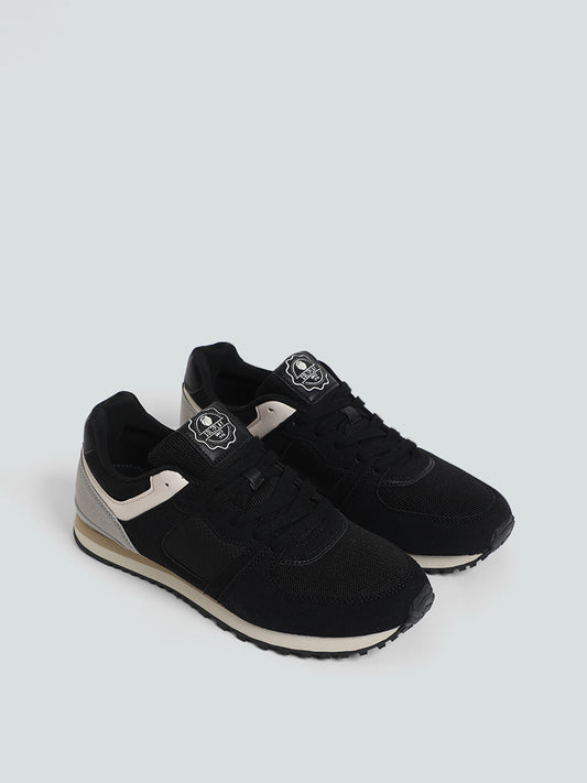 SOLEPLAY Color Block Black Jogger Shoes