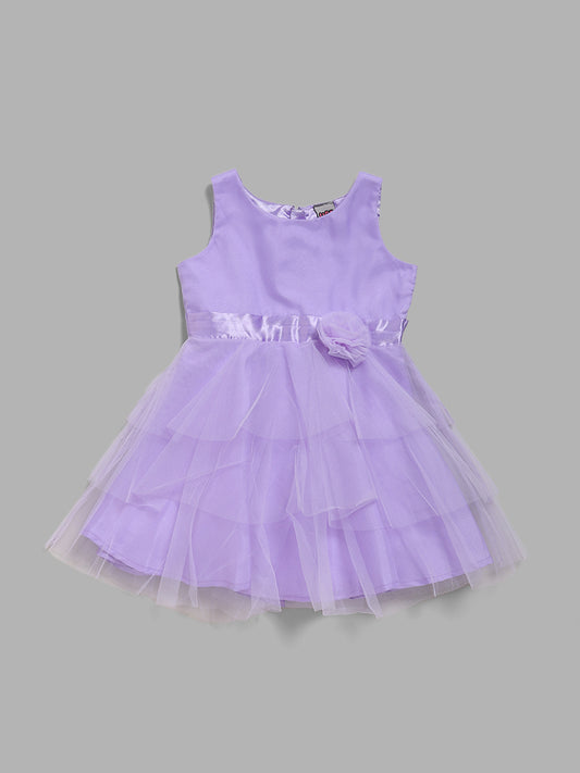 HOP Kids Lilac Fit and Flare Dress