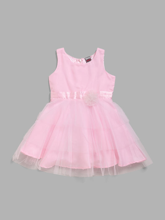 HOP Kids Pink Fit and Flare Dress