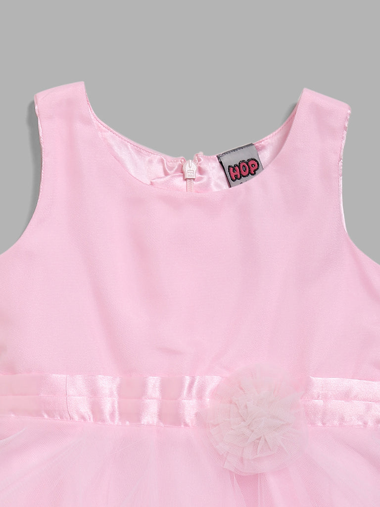 HOP Kids Pink Fit and Flare Dress