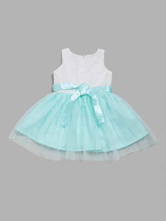 HOP Kids Mint Fit and Flare Dress