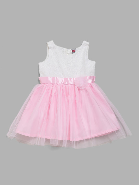 HOP Kids Pink Fit and Flare Dress