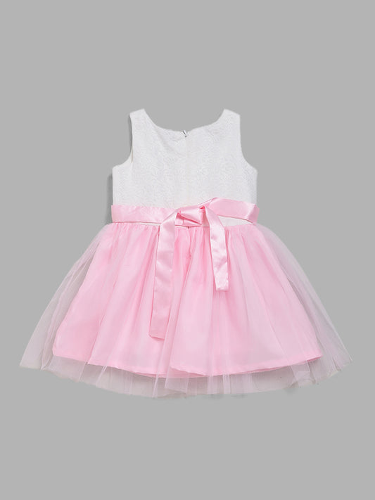 HOP Kids Pink Fit and Flare Dress
