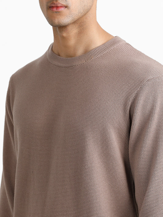 Ascot Taupe Relaxed Fit Sweater