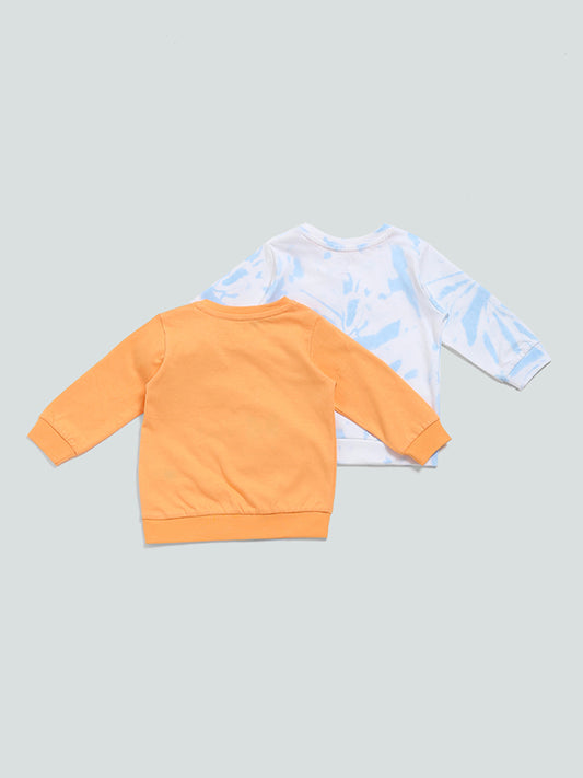 HOP Baby Multicolored Bear Printed T-Shirt Set - Pack of 2