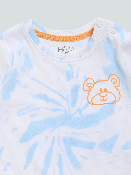 HOP Baby Multicolored Bear Printed T-Shirt Set - Pack of 2
