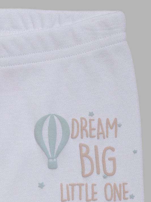HOP Baby Multicolor Striped & Plain Leggings - Pack of 3