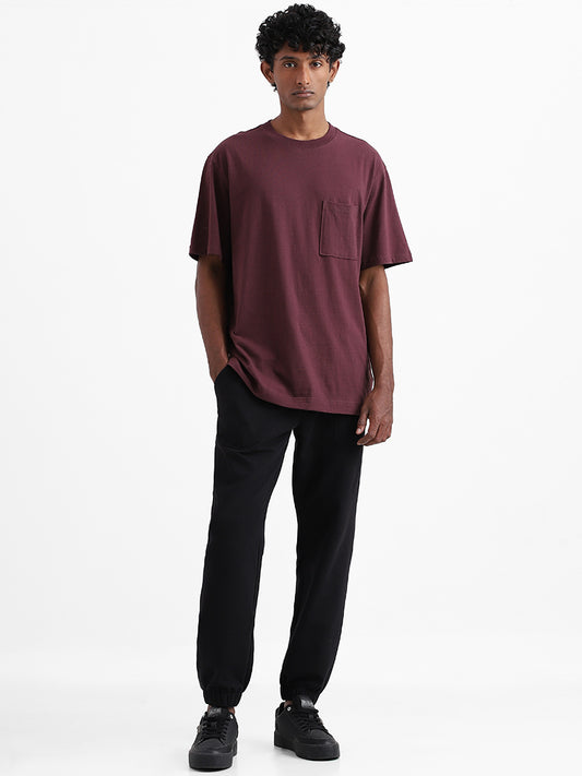 Nuon Black Relaxed Fit Joggers