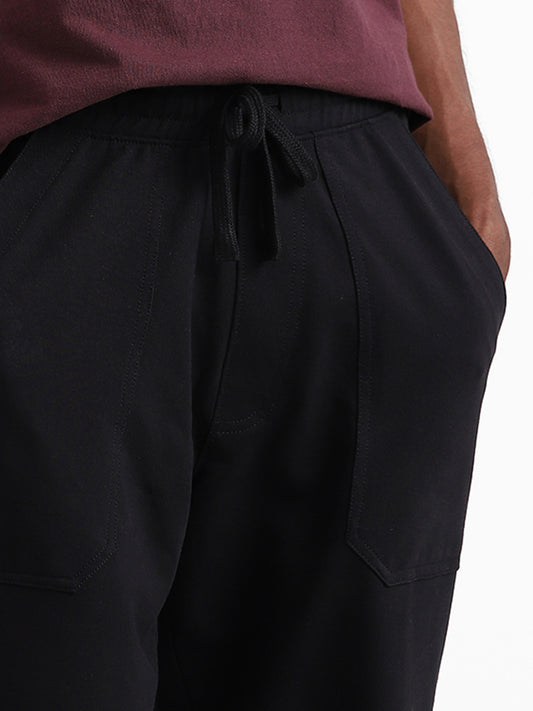 Nuon Black Relaxed Fit Joggers