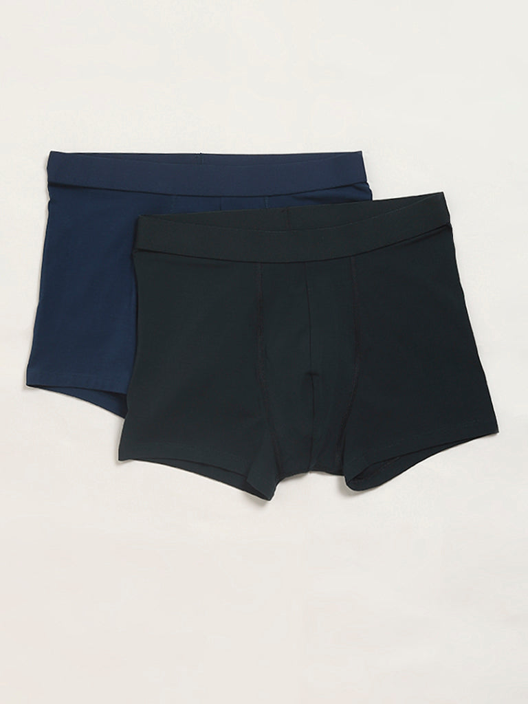 WES Lounge Teal Trunks - Pack of 2
