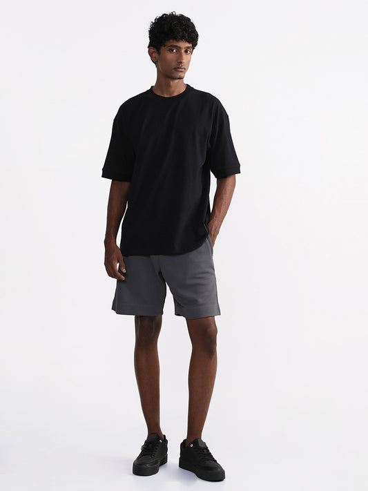Studiofit Black Relaxed Fit T-Shirt