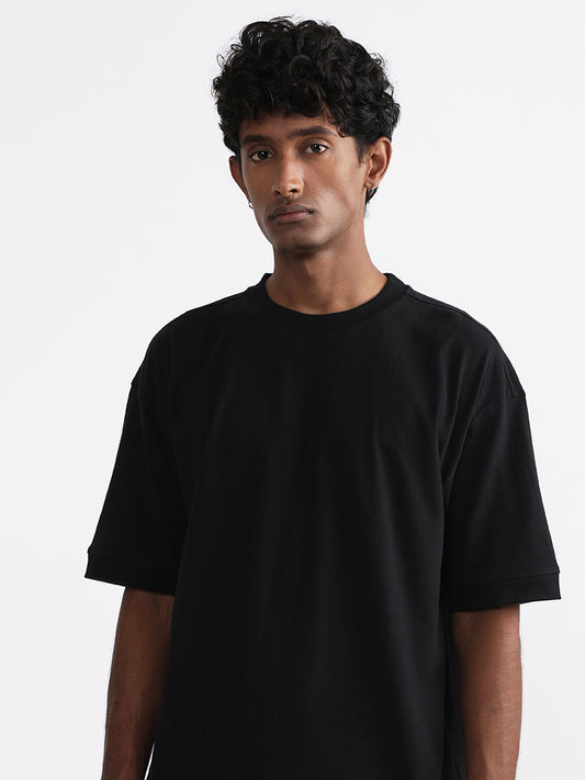 Studiofit Black Relaxed Fit T-Shirt