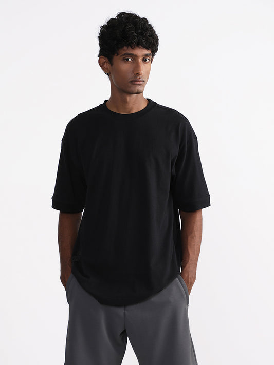 Studiofit Black Relaxed Fit T-Shirt