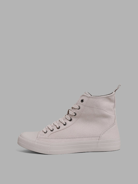 SOLEPLAY Taupe Hi Top Boots