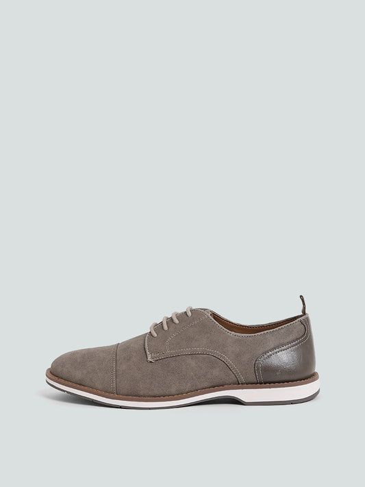 SOLEPLAY Taupe Brown Lace up Shoes