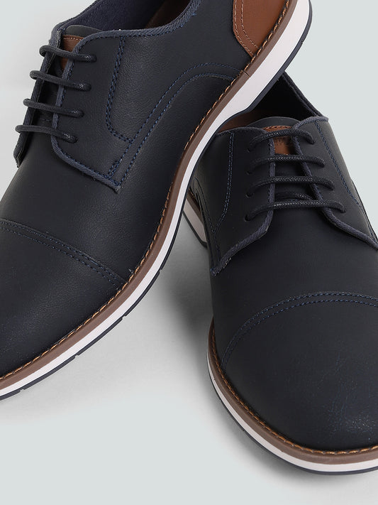 SOLEPLAY Navy Lace up Shoes