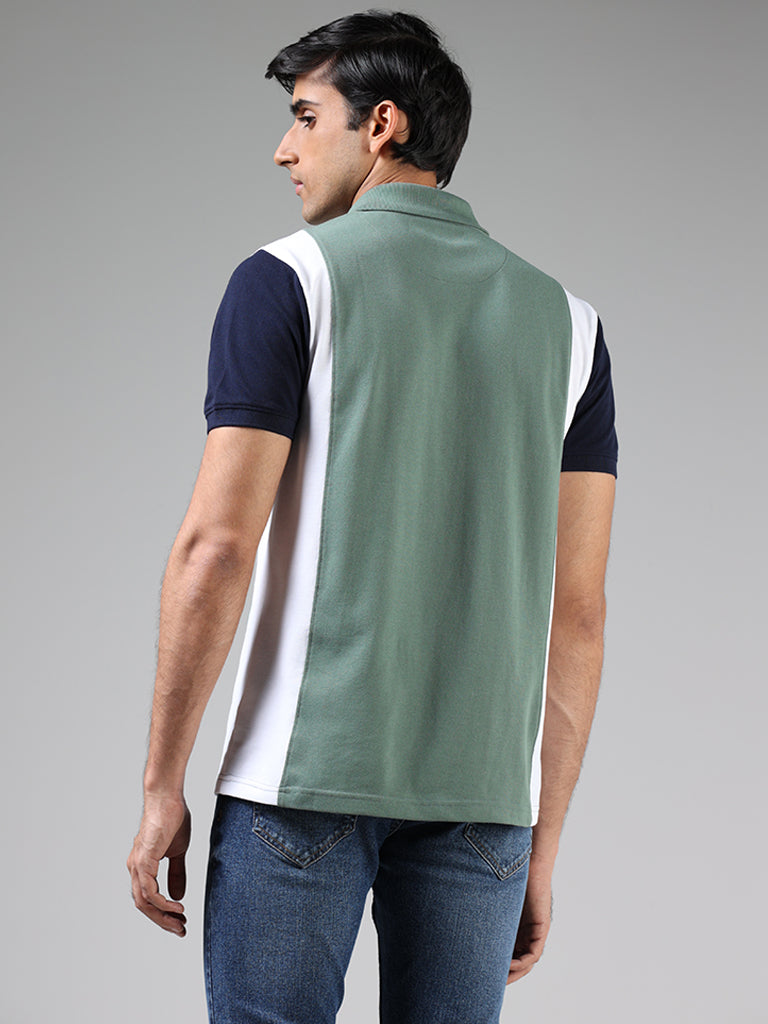 XYXX-Nova Combed Cotton Polo T-shirts Basil Green-M