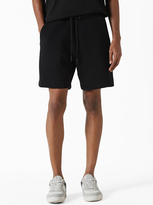 Studiofit Black Relaxed Fit Shorts