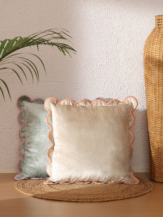 Westside Home Beige Cushion Cover