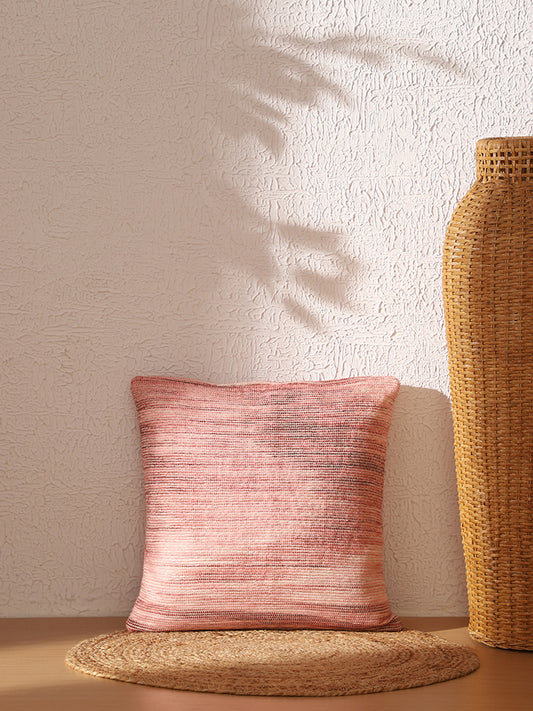 Westside Home Pink Graded Stripes Cushion Cover