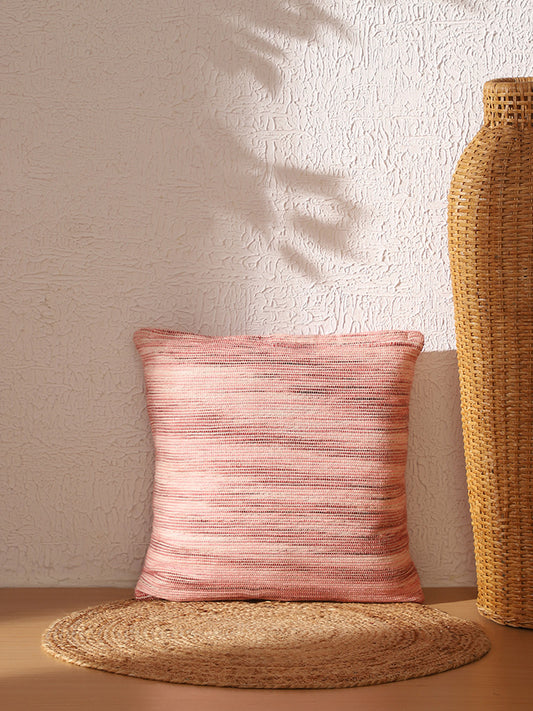 Westside Home Pink Graded Stripes Cushion Cover