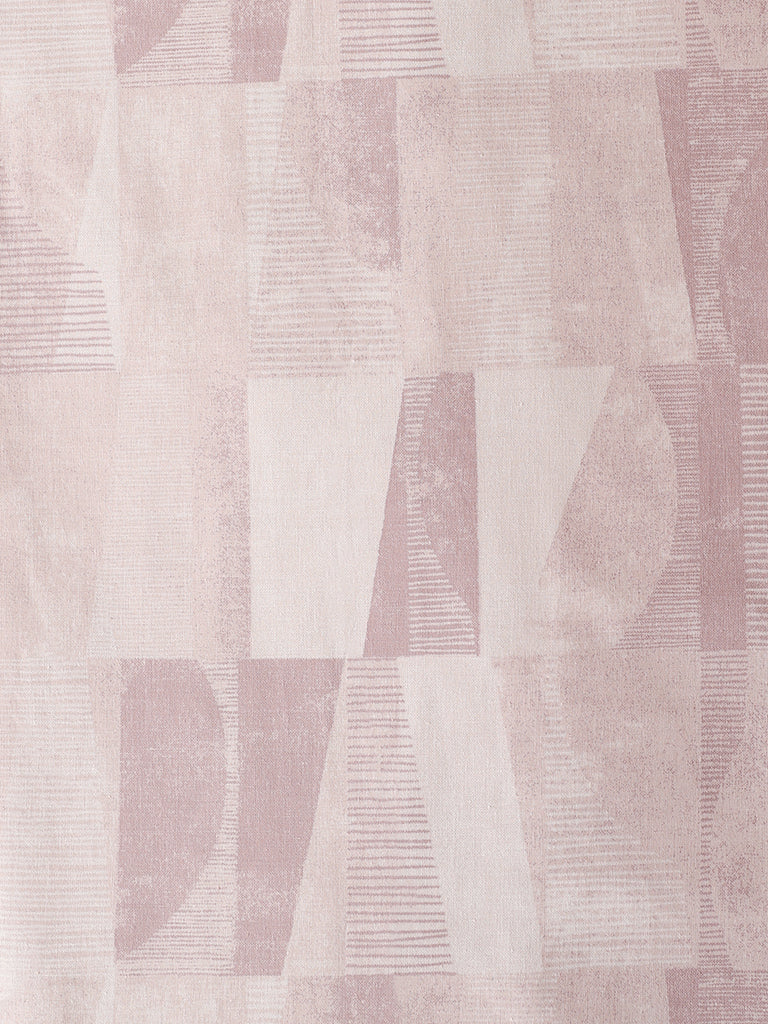 Buy Westside Home Pink Geometric Printed Single Bed Flat sheet and Pillowcase Set from westside