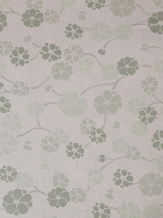 Westside Home Mint Floral Print King Sized Fitted Sheet