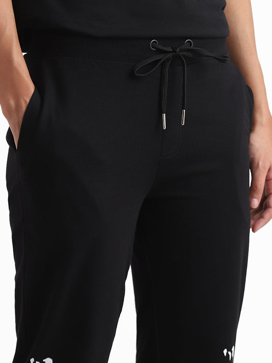 Studiofit Black Regular Fit Joggers