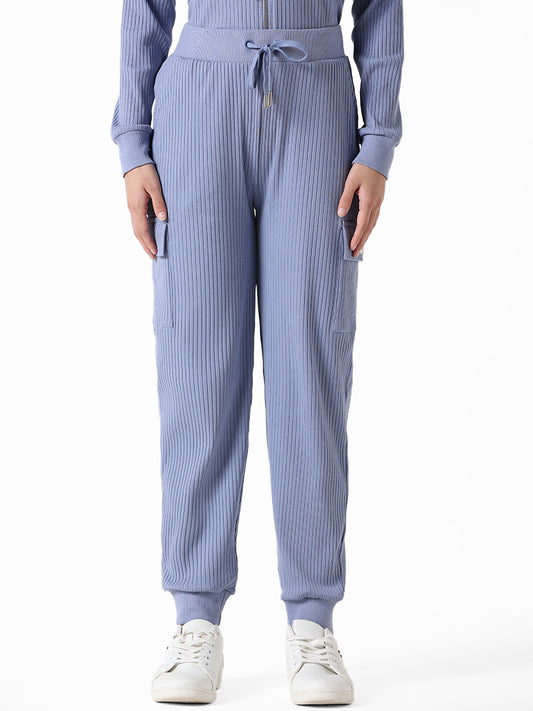 Studiofit Sky Blue Relaxed Fit Joggers