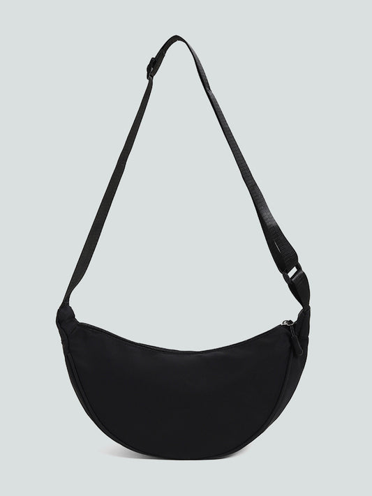 LOV Black Sling Cross Body Bag