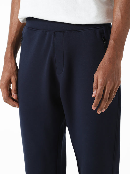 Studiofit Navy Blue Slim Fit Joggers