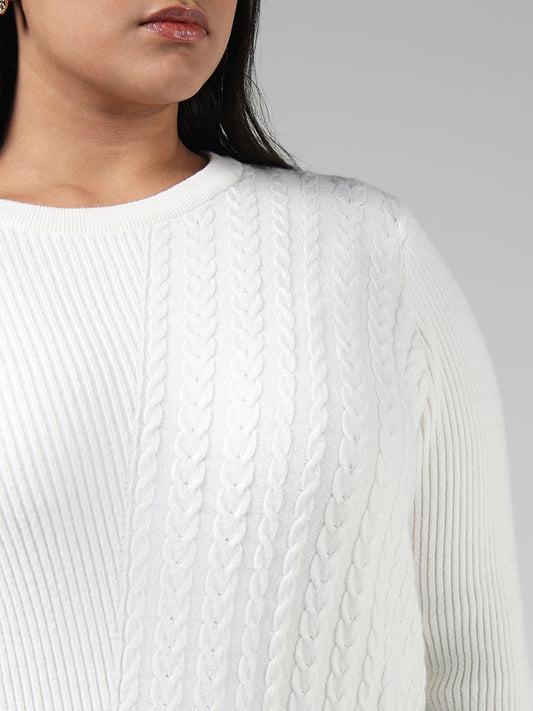 Gia Off White Knitted Sweater