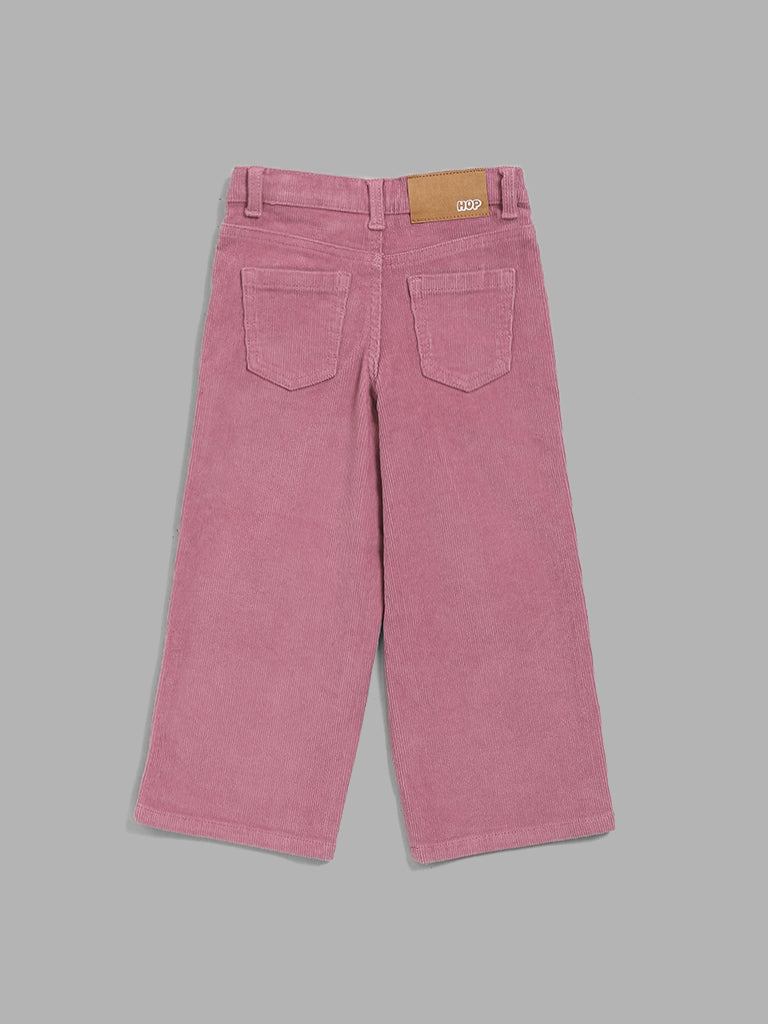 HOP Kids Dusty Pink Corduroy Trousers