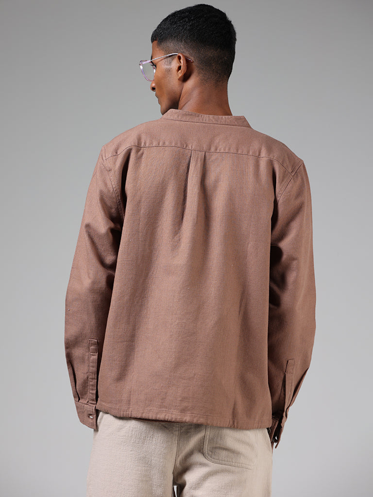 ETA Brown Relaxed Fit Jacket
