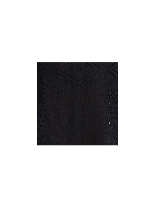 ETA Black Mesh Relaxed Fit Shirt