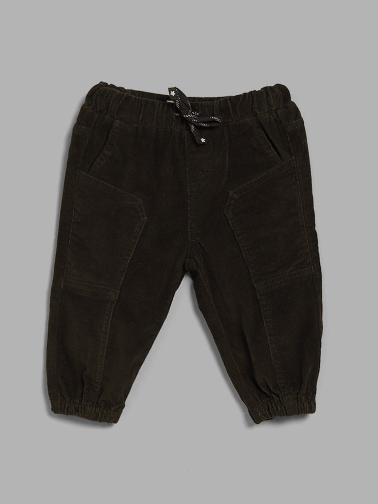 HOP Baby Solid Olive Joggers