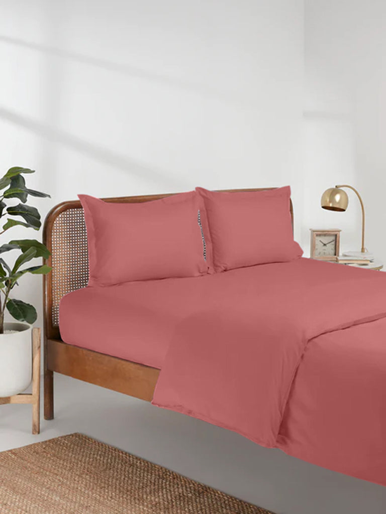Westside Home Dusty Rose Double Duvet Cover