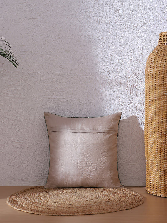 Westside Home Forest Green Sequins Cushion Cover