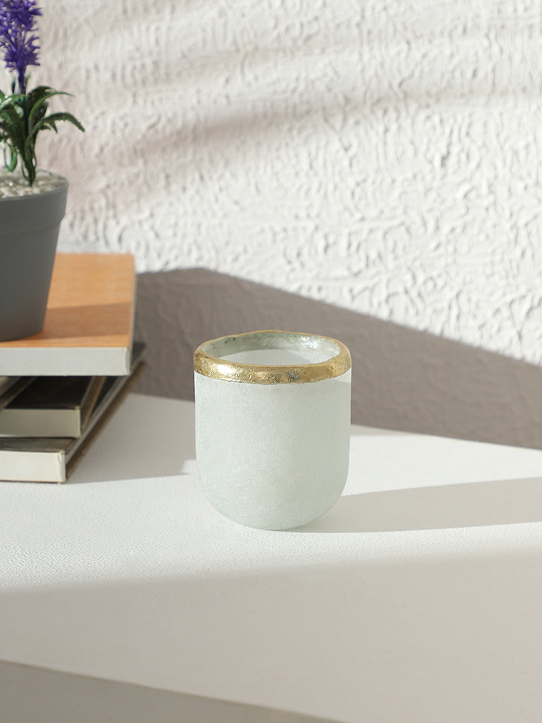 Buy Westside Home White Frosted Tea Light Holder from westside
