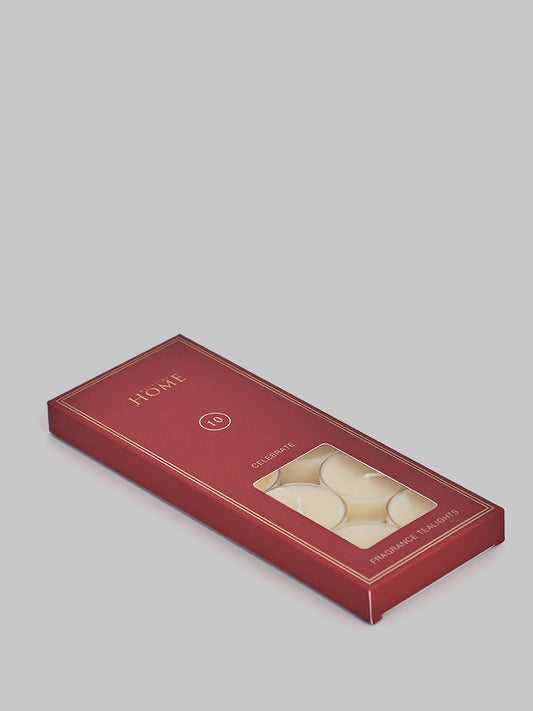Westside Home Ivory Scented Tea Light Candle - Pack of 10