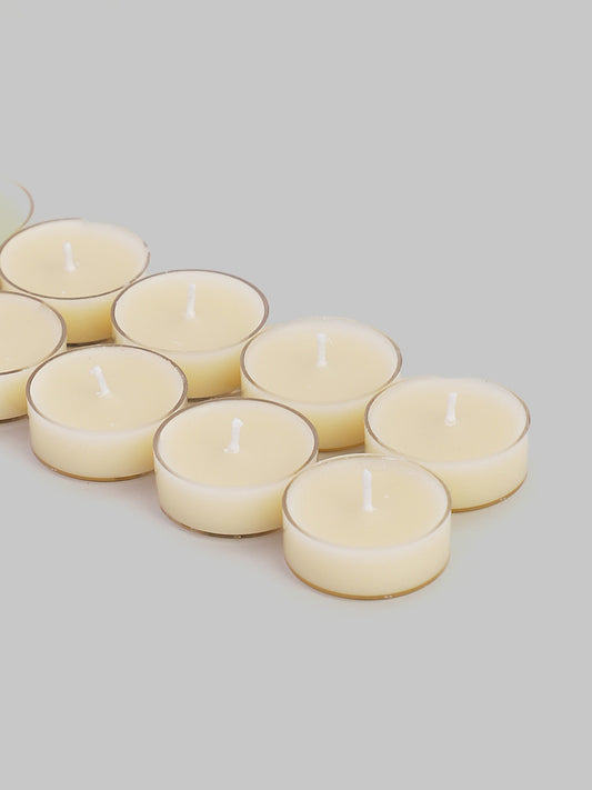 Westside Home Ivory Scented Tea Light Candle - Pack of 10