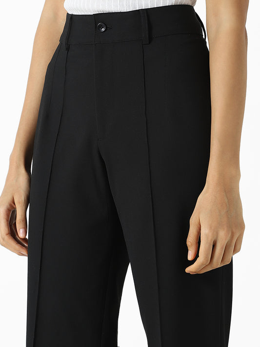 Wardrobe Black Mid Rise Trousers