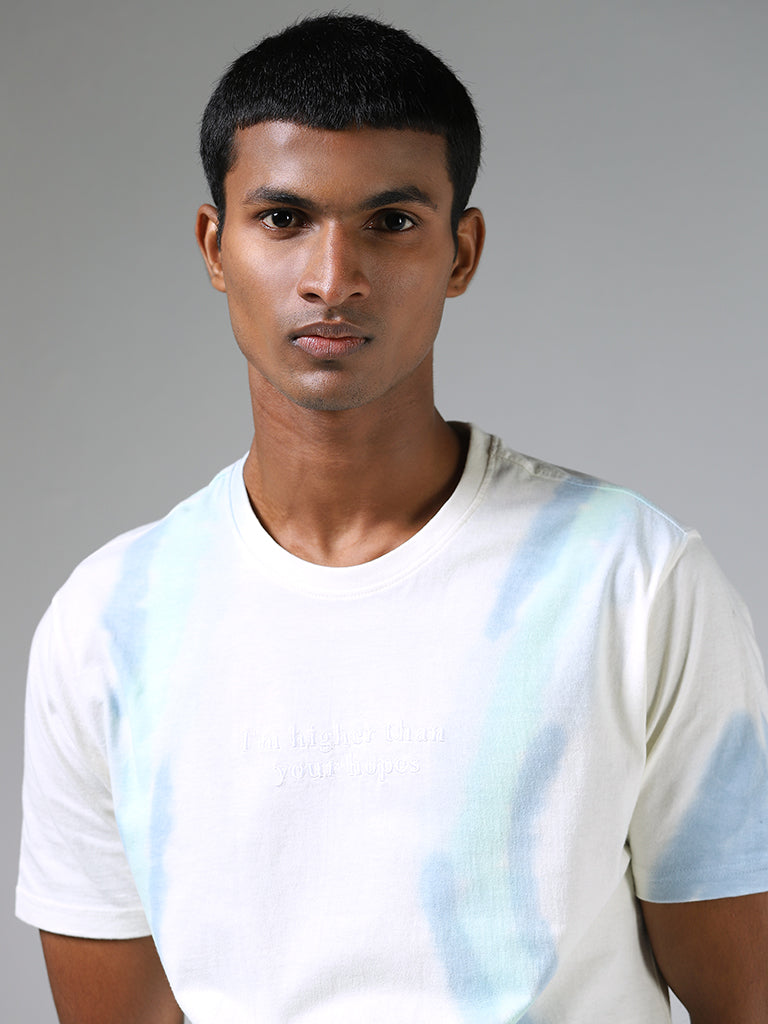 Nuon Plain Multi-coloured Cotton T-Shirt