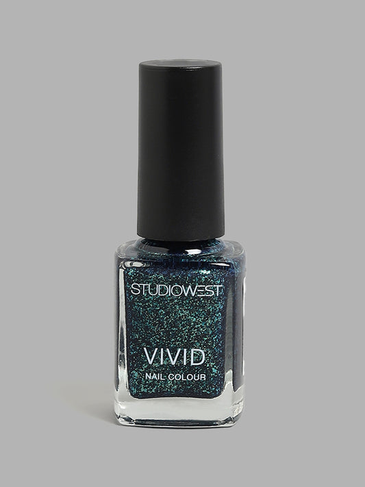 Studiowest Green Vivid Nail Color Glitter GR-51 - 9ml