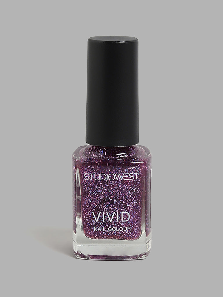 Studiowest Purple Vivid Nail Color Glitter PR-51 - 9ml