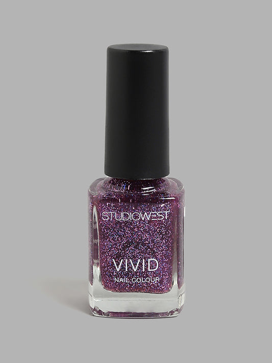 Studiowest Purple Vivid Nail Color Glitter PR-51 - 9ml