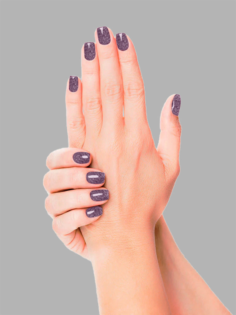 Violet Purple Gray Iridescent Vegan Nail Polish, Lavender Shimmer  Holographic Nails Wildflowers - Etsy