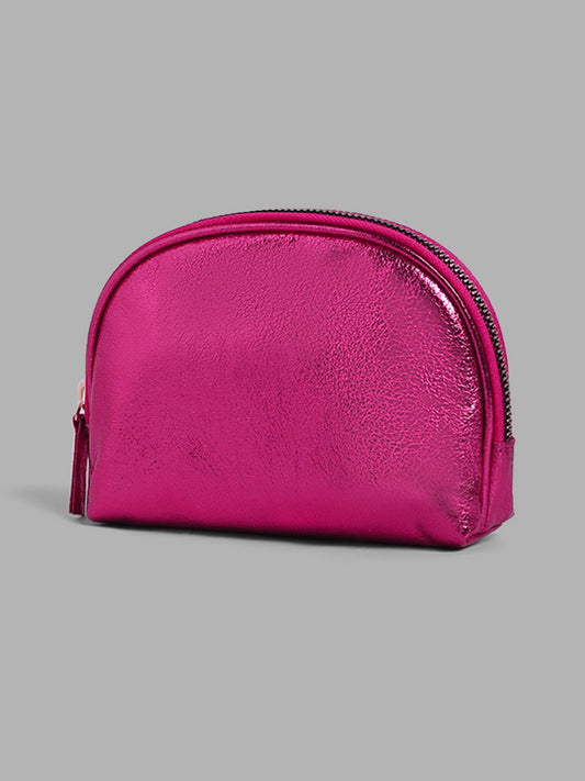 Studiowest Metallic Dark Pink Pouch