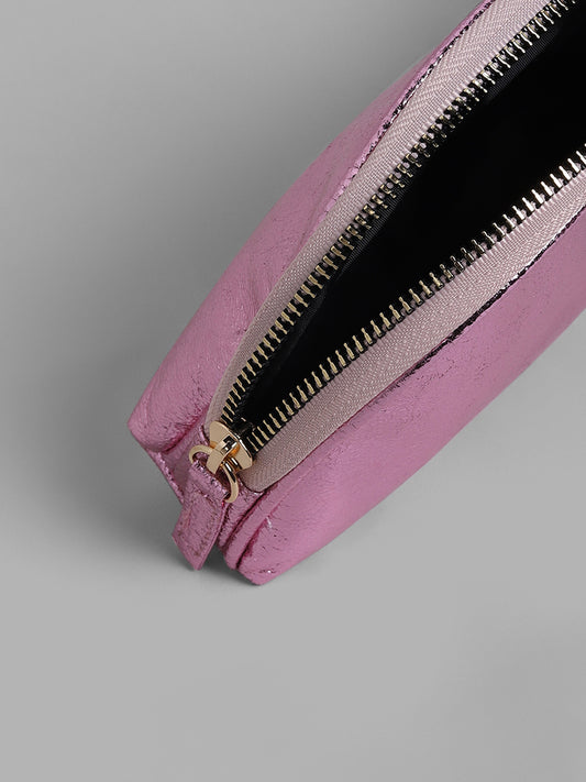 Studiowest Metallic Light Pink Pouch